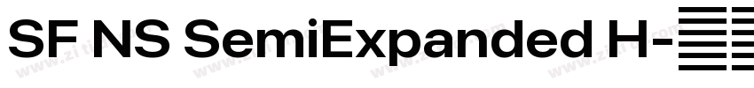 SF NS SemiExpanded H字体转换 SF NS SemiExpanded H字体转换